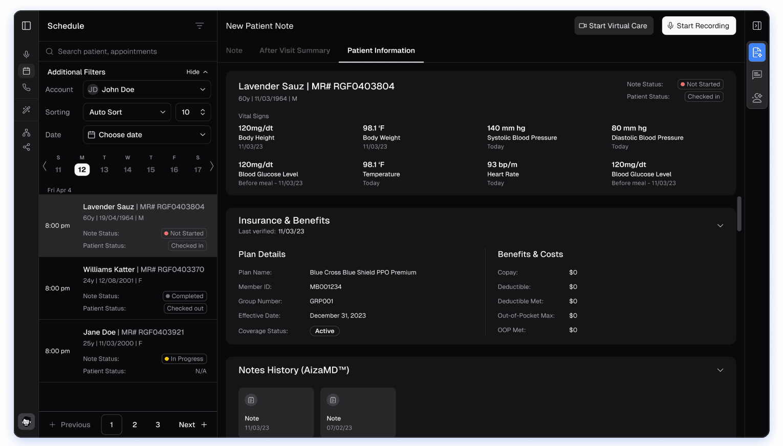 AI-Assisted Virtual Care